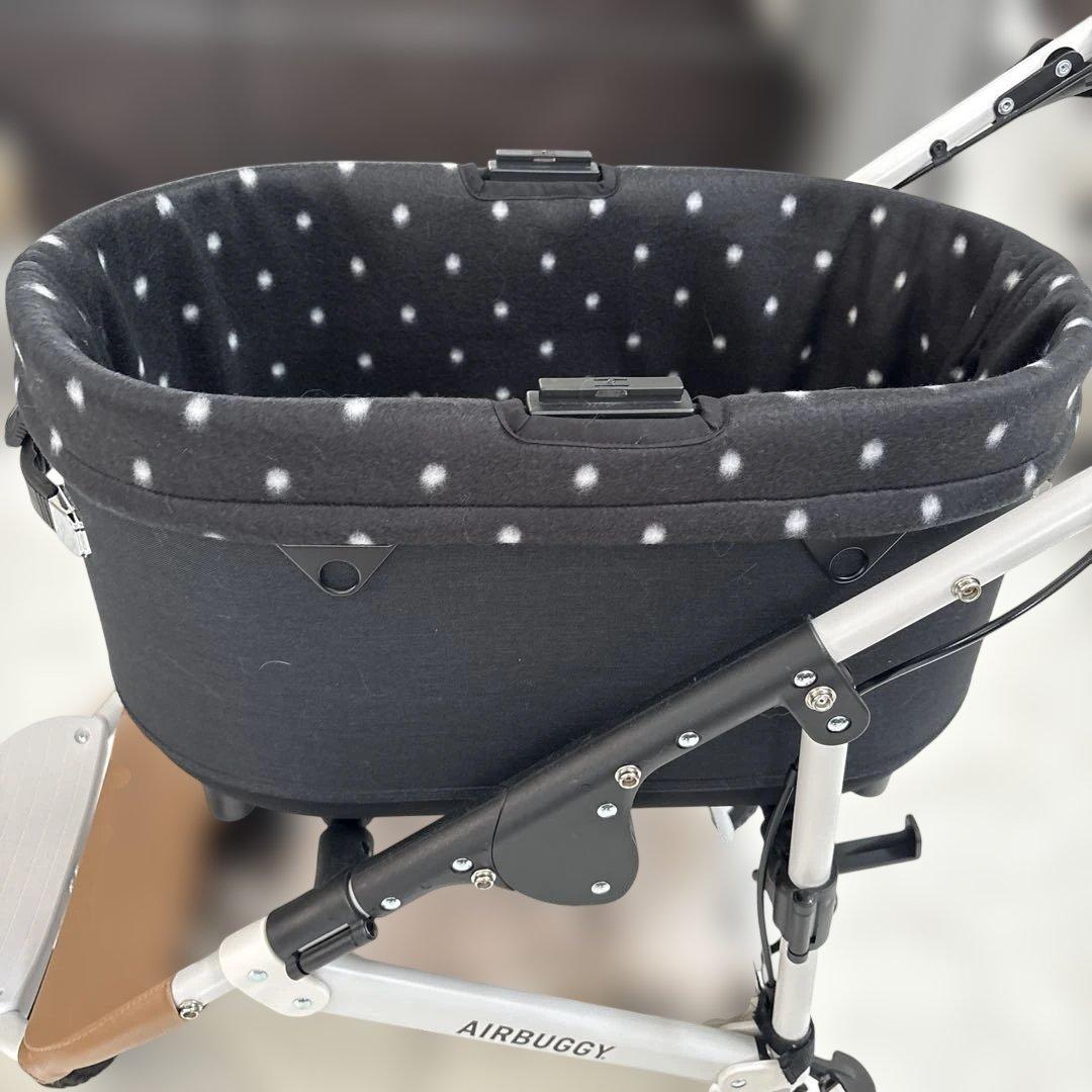 エアバギートーム3 コットカバー(レギュラーサイズ)柔らかいフリース黒