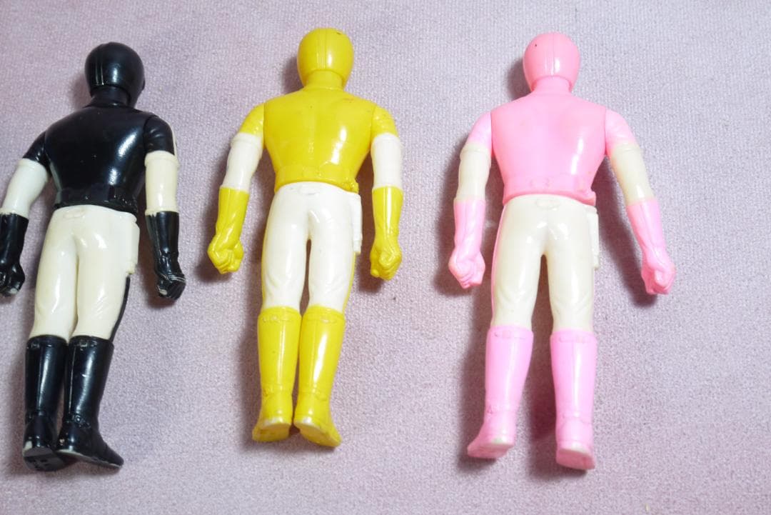 ポピー　スーパー戦隊　ダイナマン　5体　ソフビ