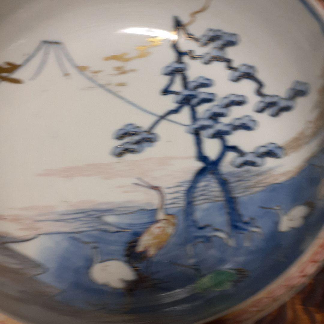 江戸時代金蘭出深皿2枚セット