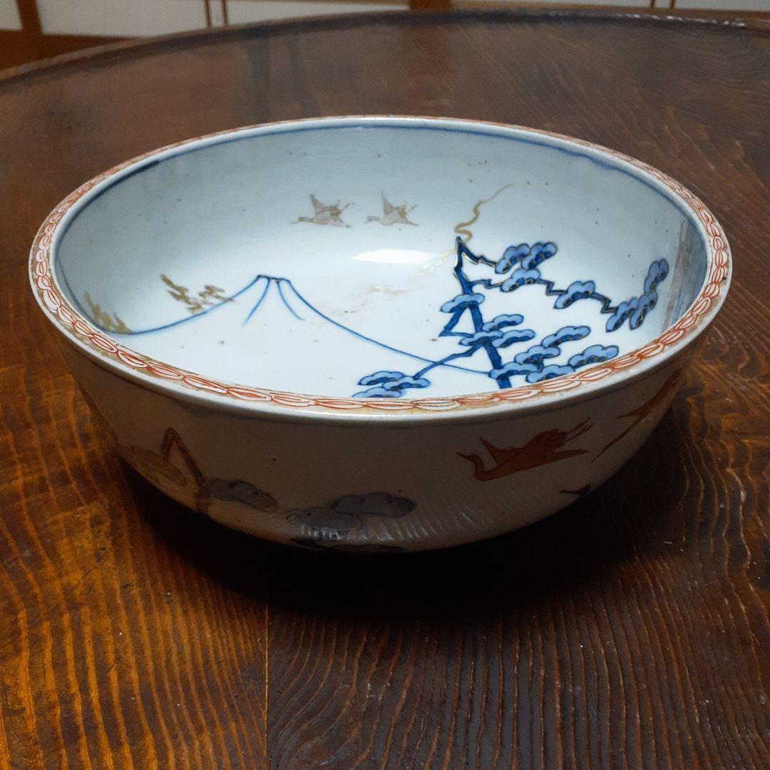 江戸時代金蘭出深皿2枚セット