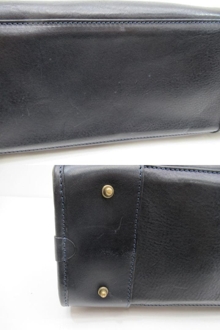 【正規品】フェリージ 12-39 ブリーフケース オールレザー ネイビー N41