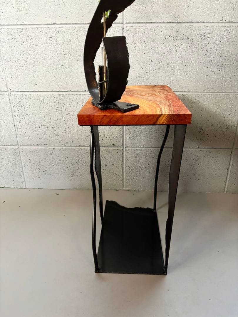 欅サイドテーブルコーヒーテーブルナイトテーブル観葉植物置き飾り台