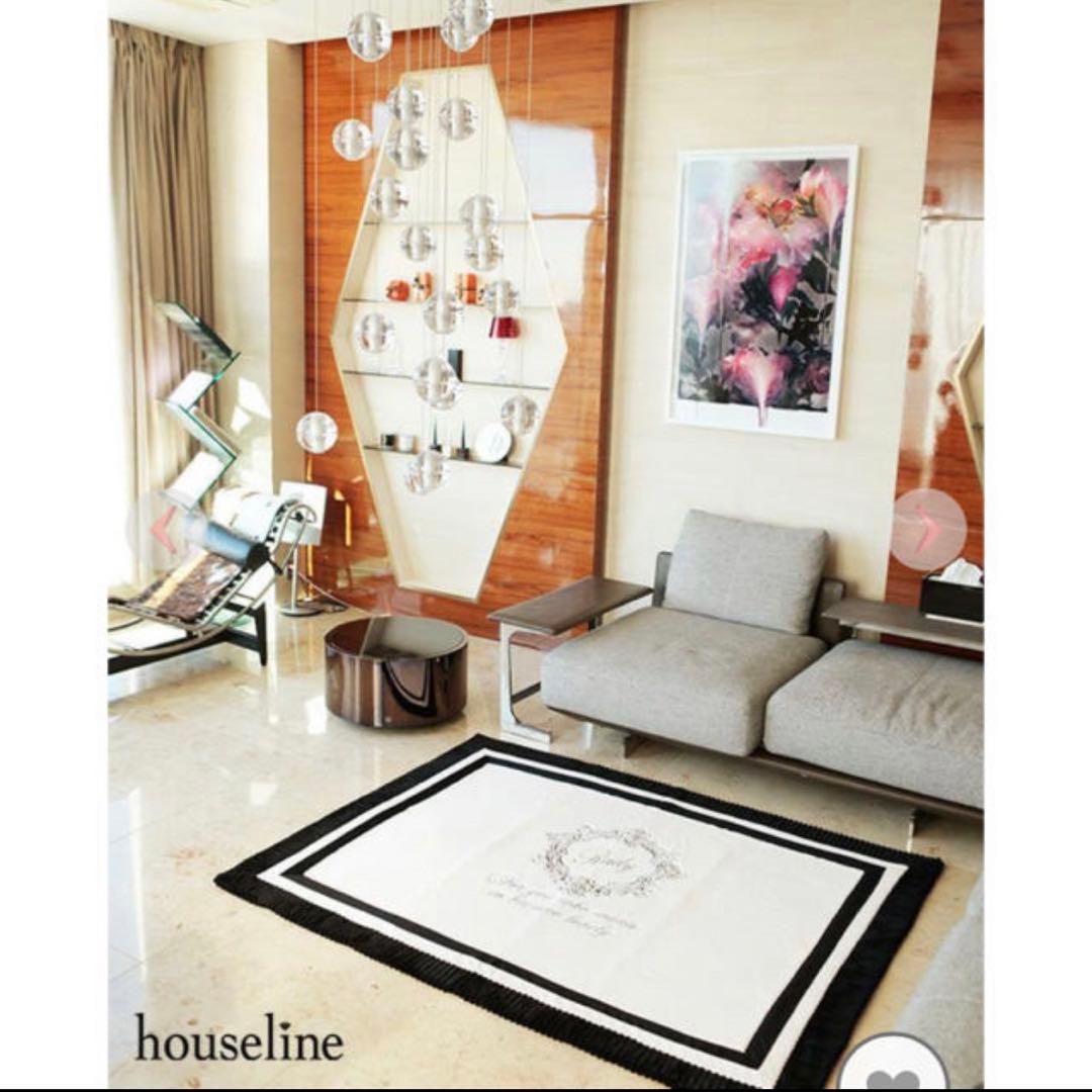 rady ラグ カーペット ラグマット ラビットタッチラグマット