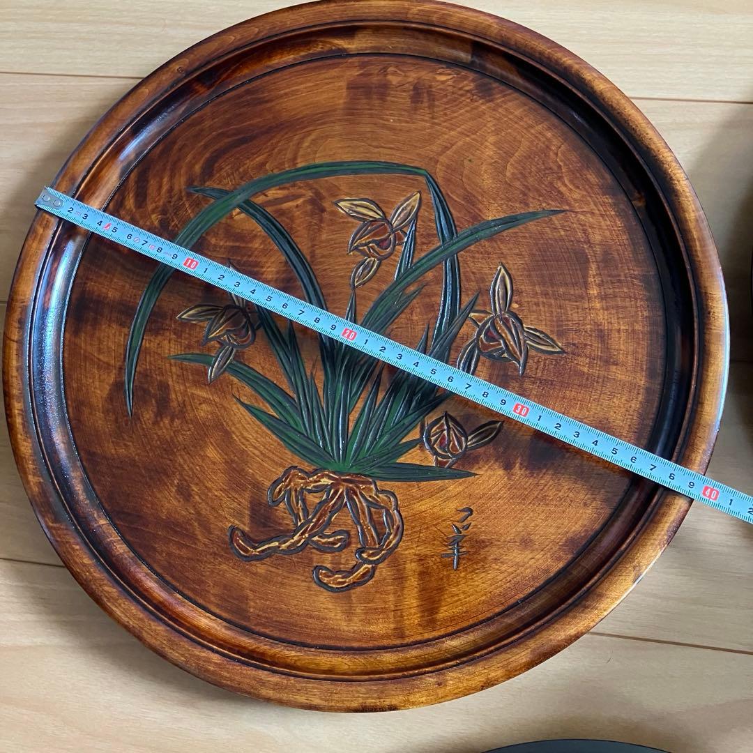 烏城彫 4点セット 烏城彫 4点セット 烏城彫 丸