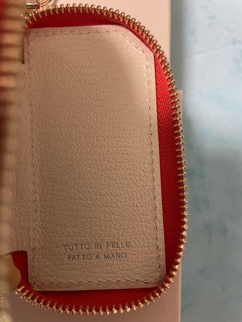 L’arcobaleno 新品 スマートキーケース ORANGE* BEIGE