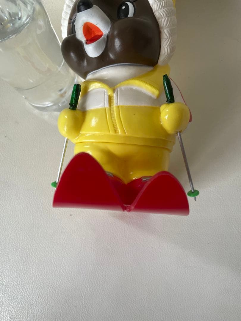 たくぎん たくちゃん 拓ちゃん 特大 ソフビ貯金箱 カウンター用 店頭用 スキー