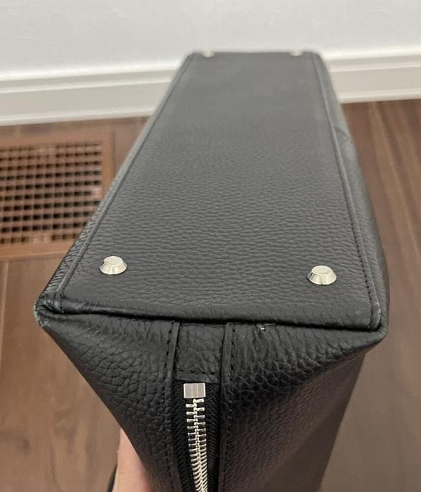 定番 美品 UNITED ARROWS レザー ラウンド ブリーフケース