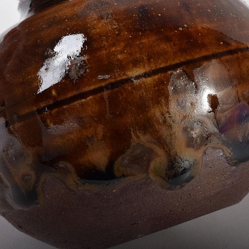 茶道具 石田陶春作 丹波茶入 西陣織宝間道仕覆付 共箱 V 7862 - メルカリ