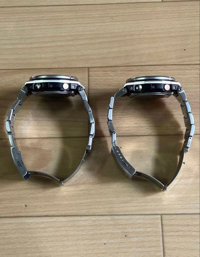 美品2本セット G-SHOCK GST-W110D 電波ソーラー G-STEEL