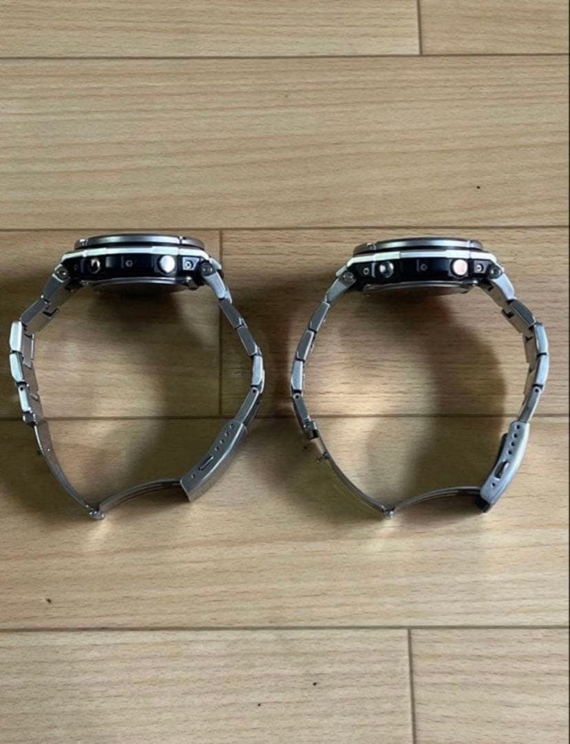 美品2本セット G-SHOCK GST-W110D 電波ソーラー G-STEEL