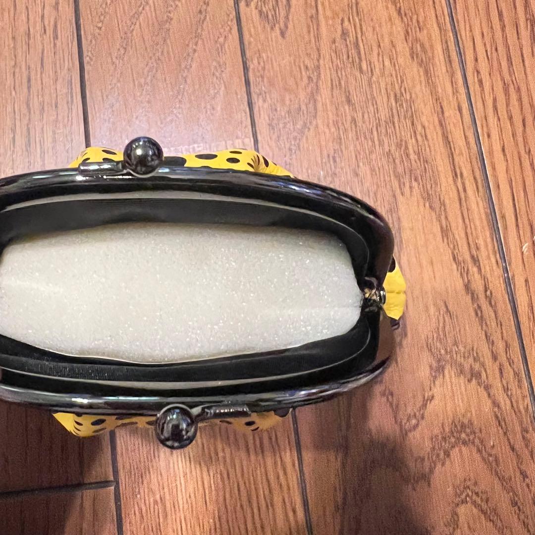 草間彌生：がま口 小 パンプキン イエロー　財布　長財布　kusama