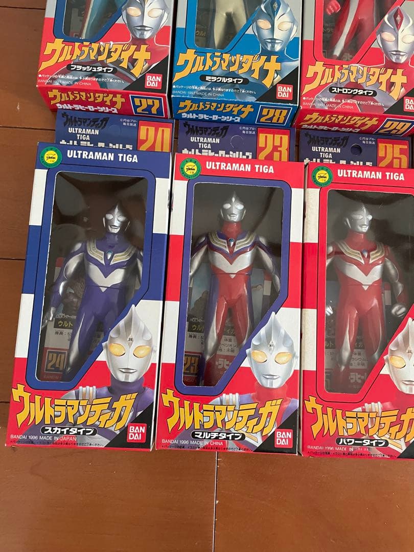 未開封 ウルトラヒーローシリーズ セット ウルトラマン ソフビ 当時物