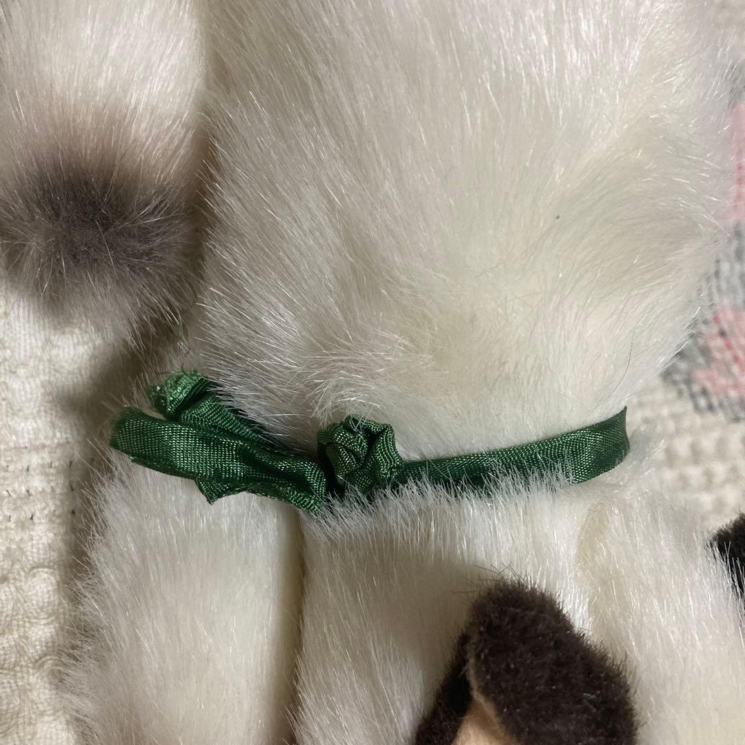 昭和レトロ　リーベ社　猫　寝そべりポーズ　ぬいぐるみ　中古品