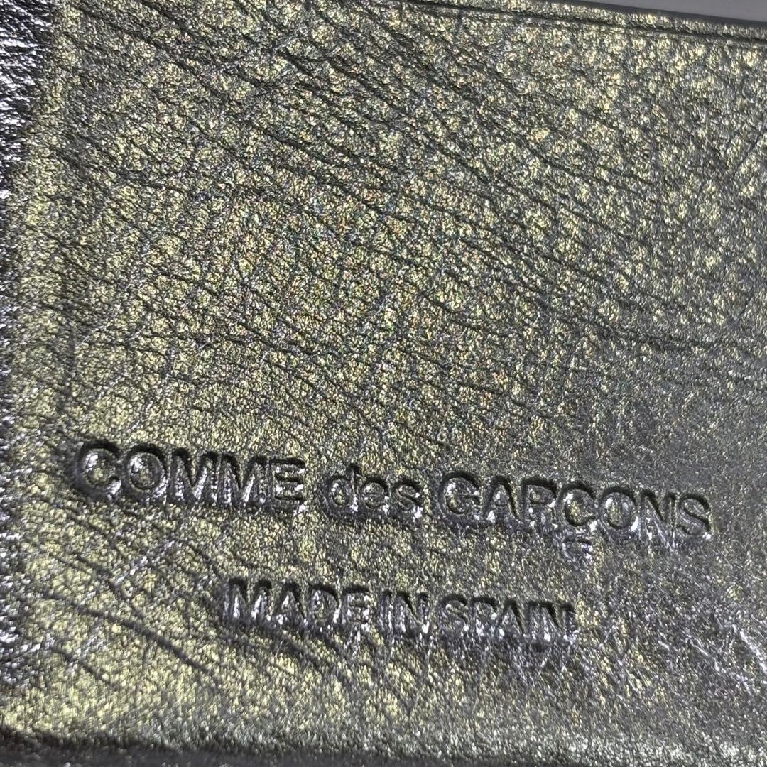 コムデギャルソン LOGOTYPE ZIP B シルバー ウォレット 未使用