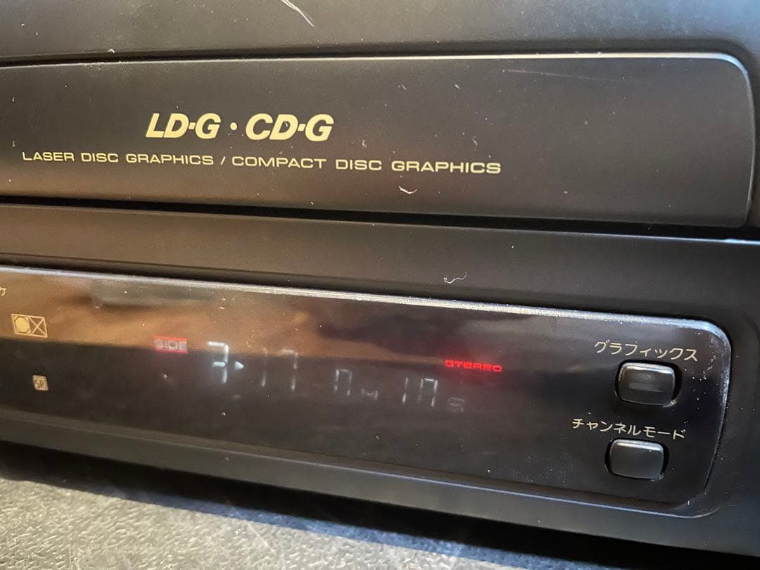完動品 PIONEER パイオニア LDプレーヤー CLD-K33G