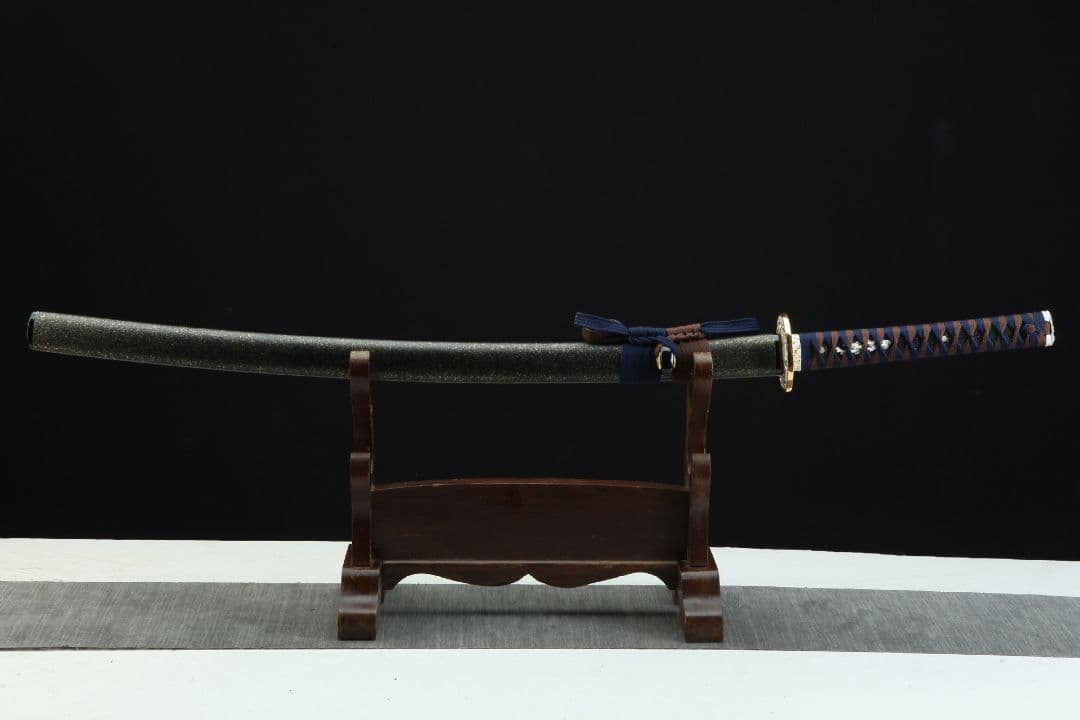 1056-武具 刀装具 日本刀　模造刀 居合刀 武士道 武蔵 鑑賞用 手鍛造打