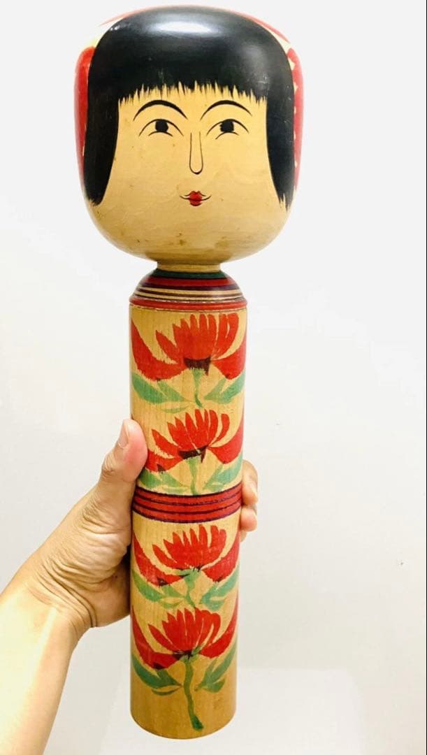 中古 こけし 人形 木製 日本 伝統 コレクション 笹森淳一 P 2025年最新