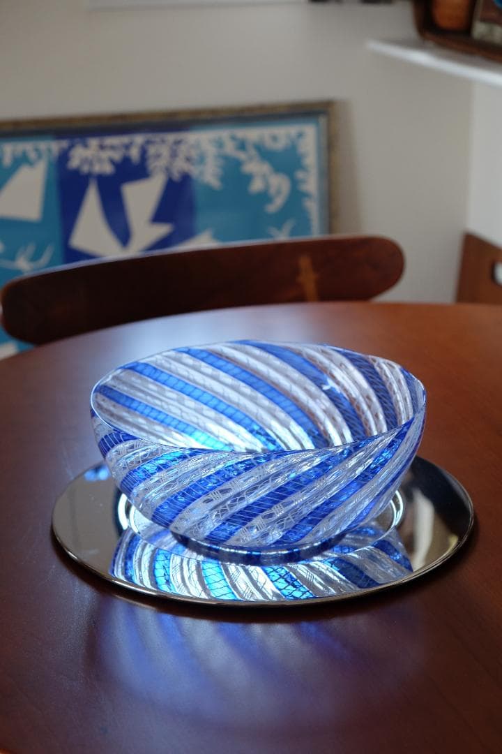 ベネチアンガラス レースガラス 検/舩木倭帆/藤田喬平/倉敷ガラス