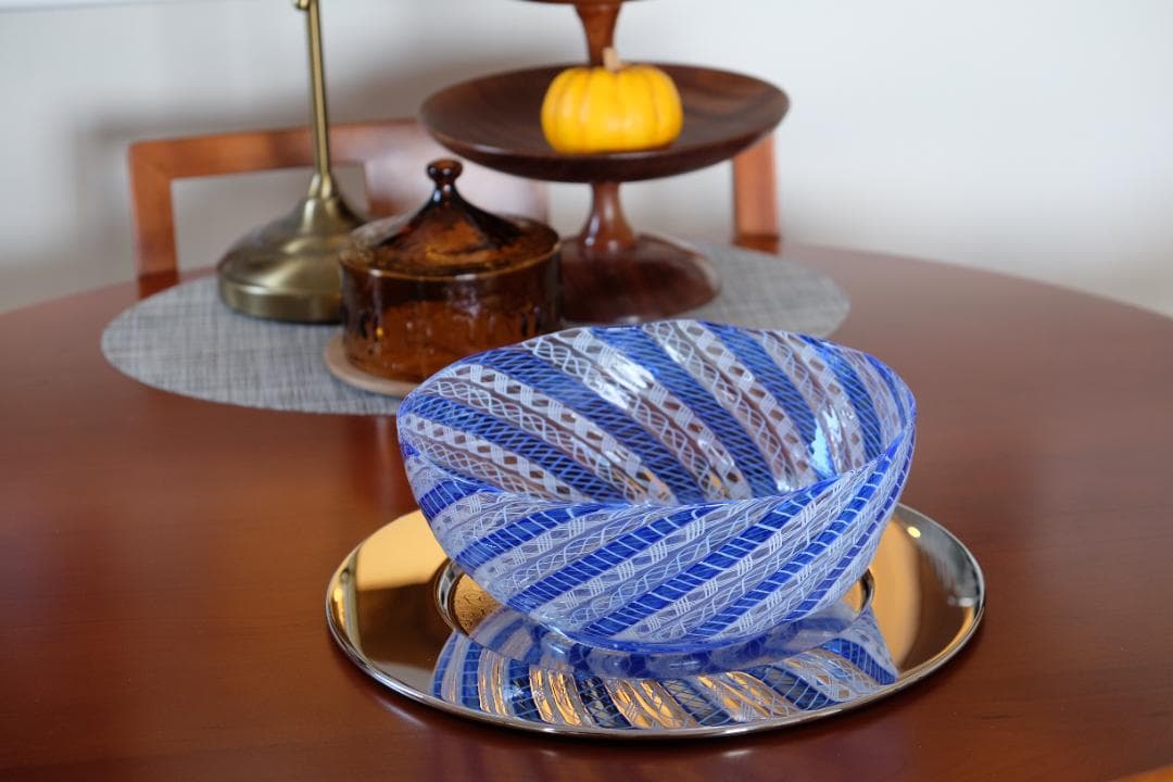 ベネチアンガラス レースガラス 検/舩木倭帆/藤田喬平/倉敷ガラス