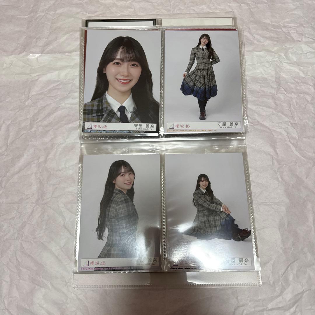 櫻坂46 守屋麗奈 封入 生写真 全種 コンプ HMV コンプ 自業自得 特典◯