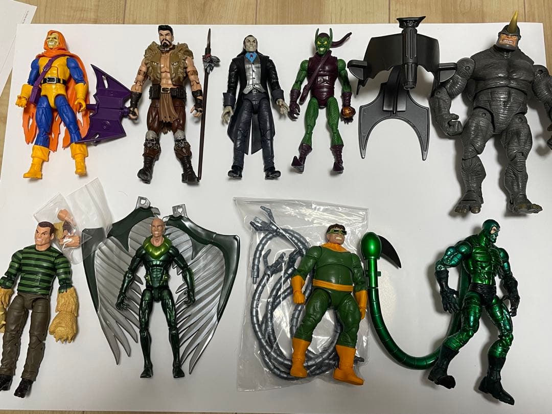 ふ*】様 マーベルレジェンド スパイダーマン ヴィラン セット