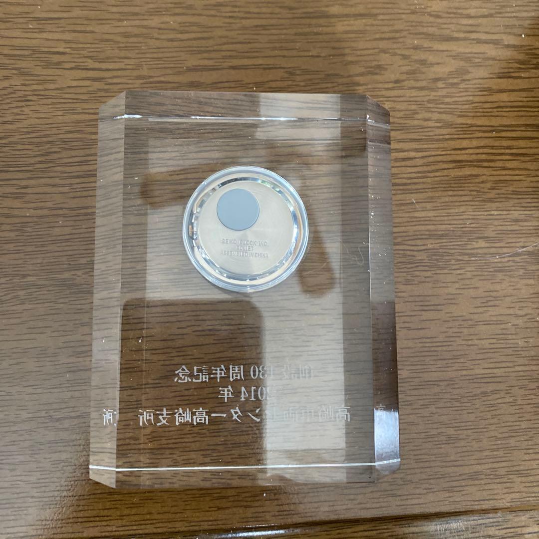 鉄道　カガミクリスタル時計