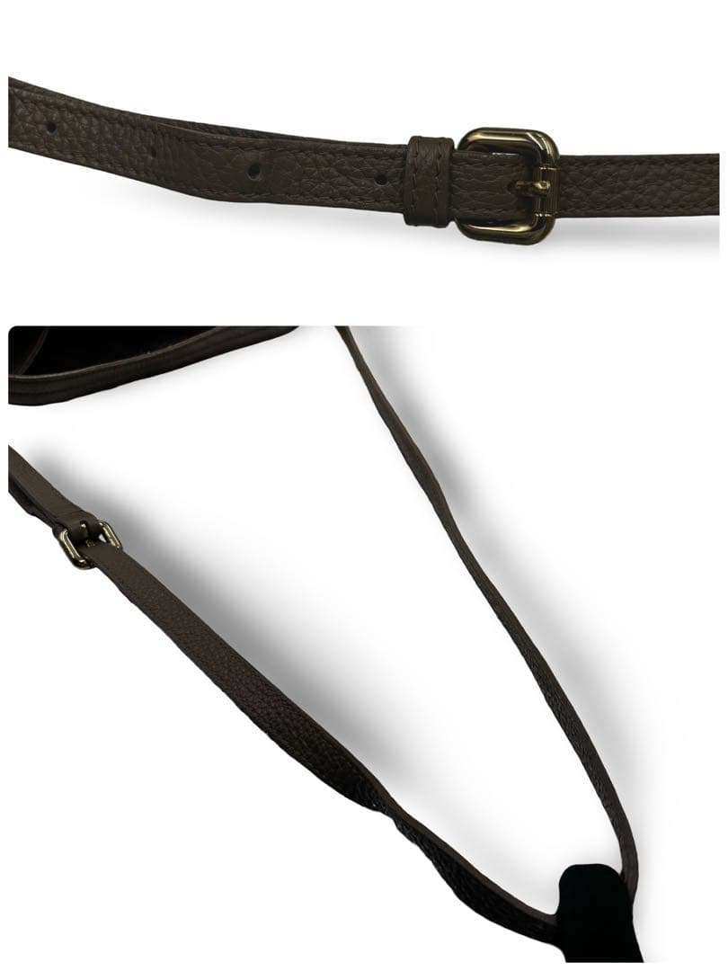 【良品】フルラ　カプリッチョ　2way ショルダーバッグ　ハンド　グレー斜め掛け