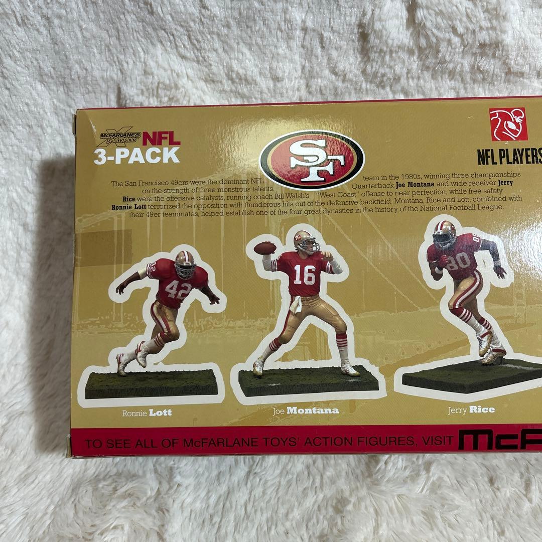【美品】NFL フィギュアセット Montana, Lott, Rice