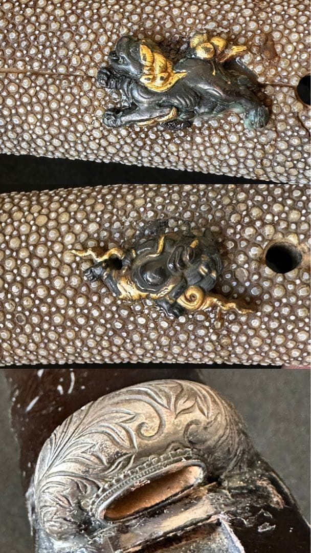 脇差時代拵え　残欠刃引合法カット品　【相州住正廣】銘　本歌　長さ約49cm C