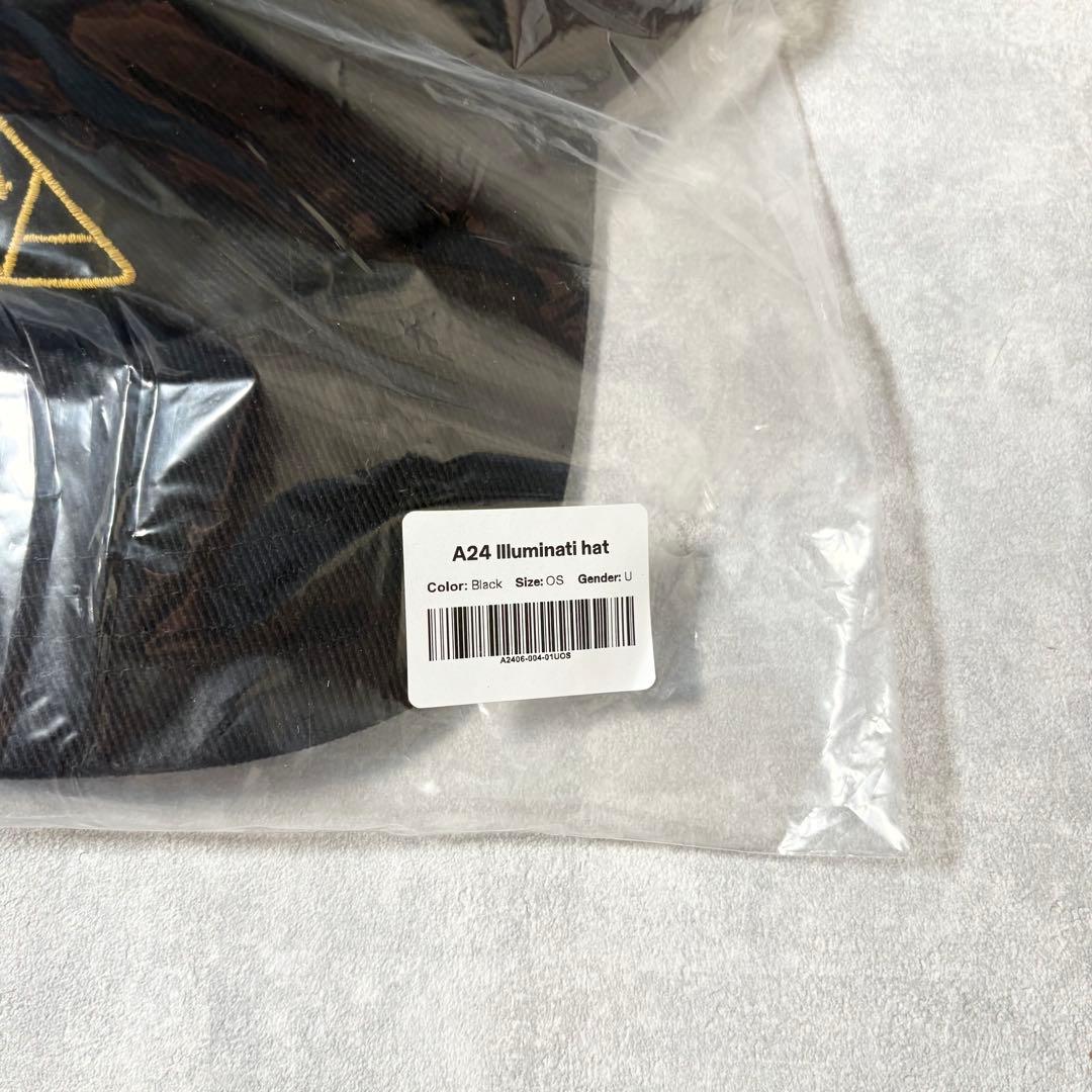 新品・未使用 海外限定 A24 Illuminati hat ブラック キャップ 新品