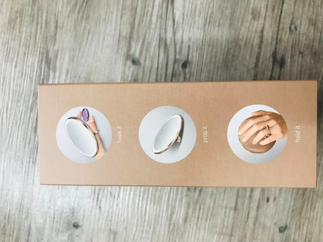 シンプルヒューマン ローズゴールド 10倍鏡　ミラー