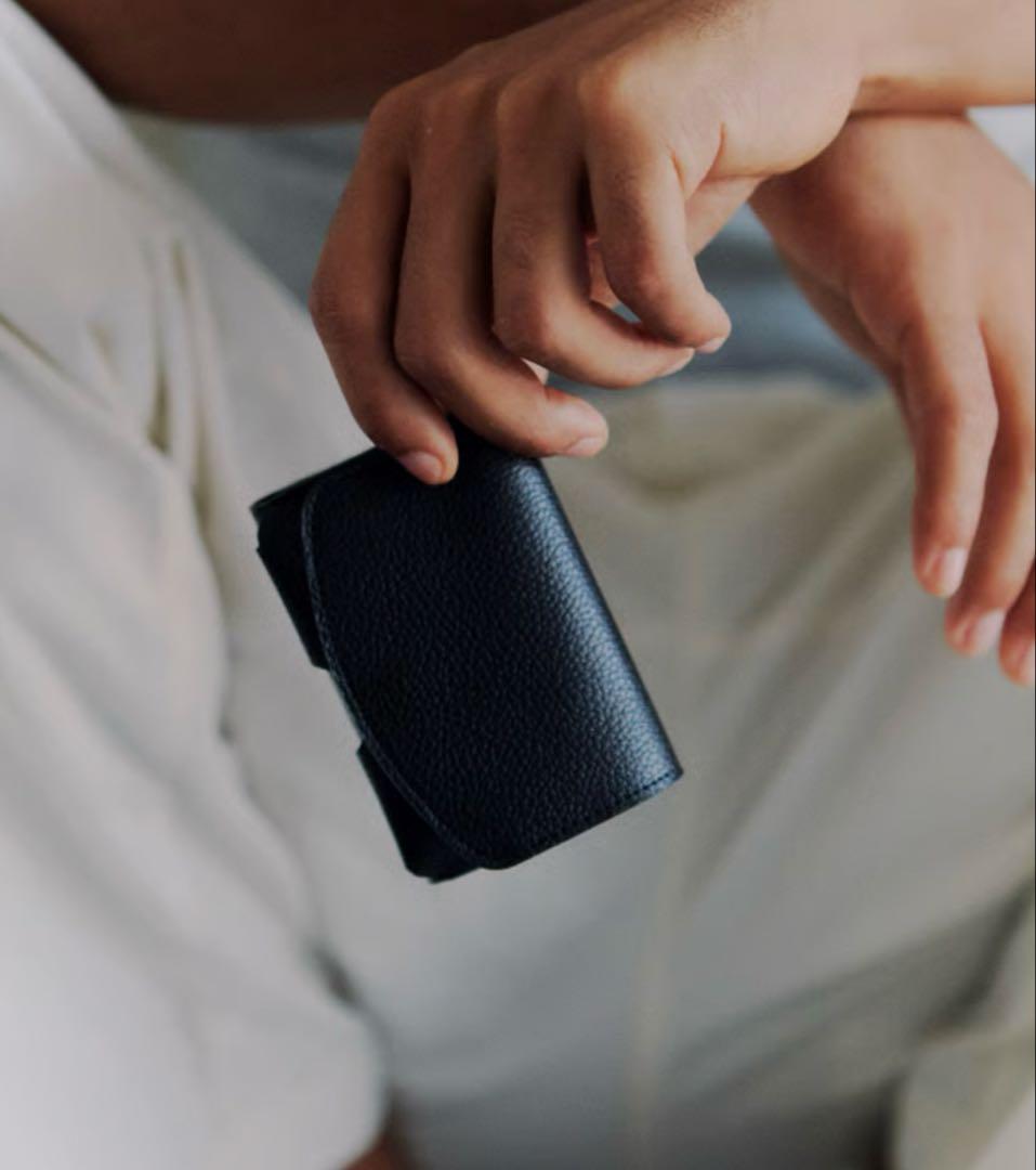 Maison Sbond Amy Black 三つ折り財布