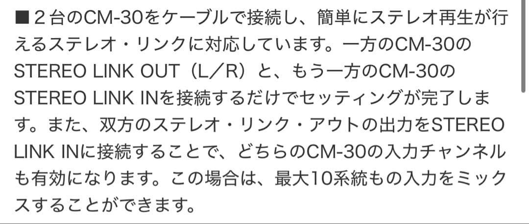 Roland Cube Monitor CM-30 モニタースピーカー