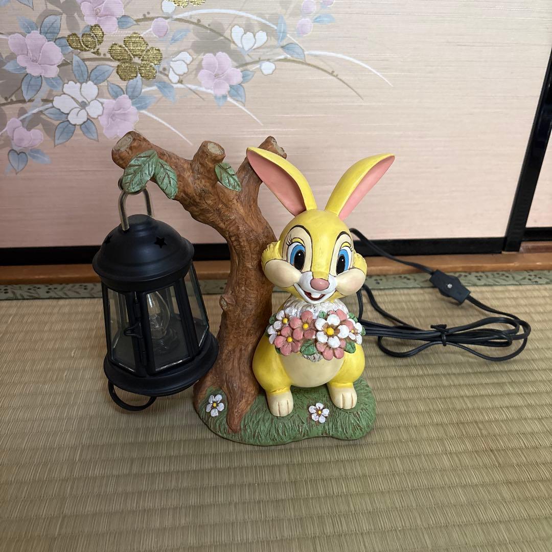 希少！動作確認済み ディズニー ミス・バニー ポンライト ルームランプ　レトロ