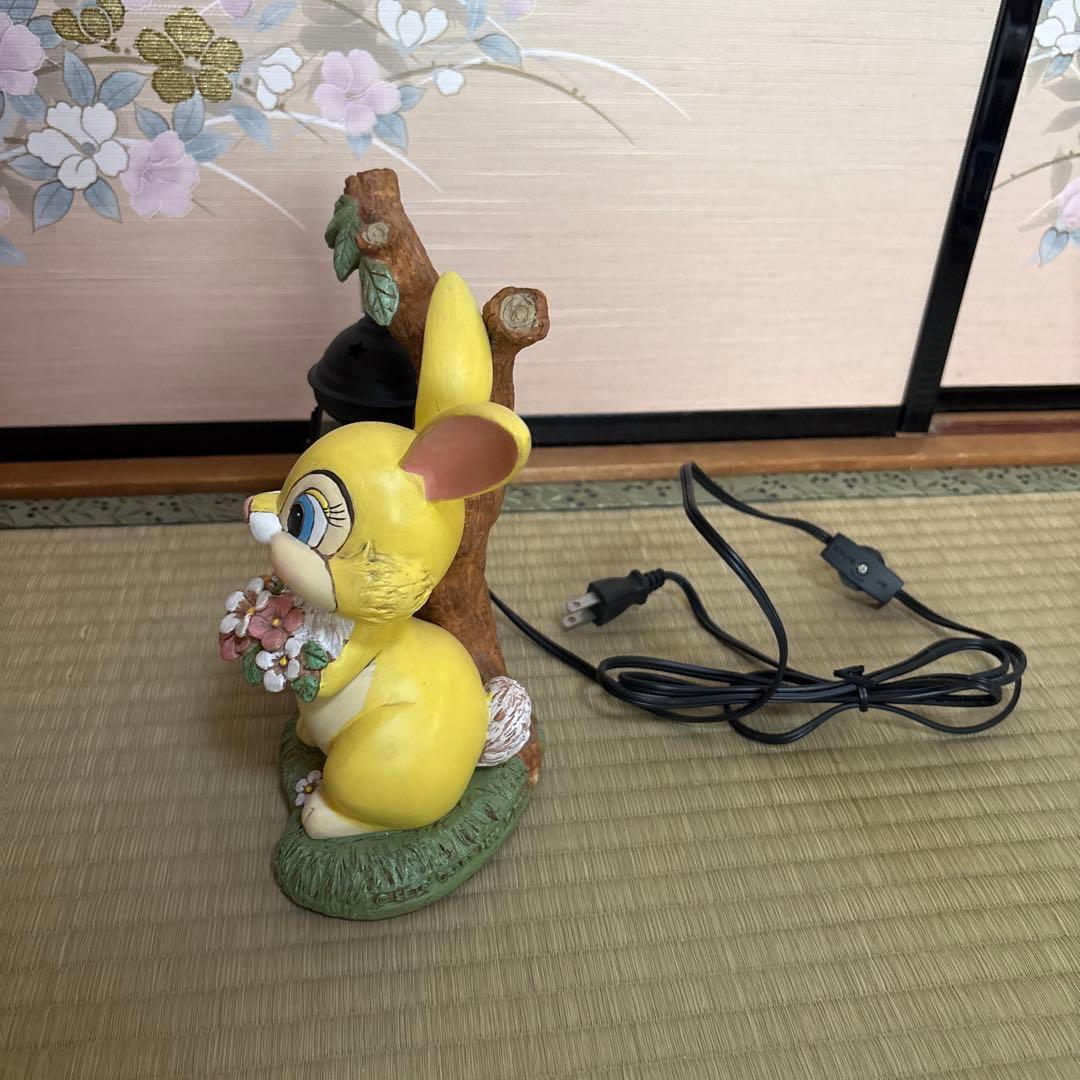 希少！動作確認済み ディズニー ミス・バニー ポンライト ルームランプ　レトロ