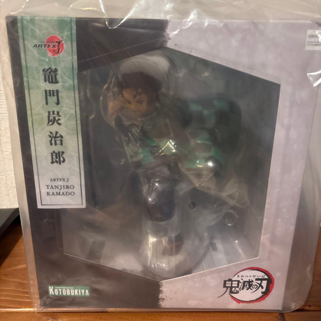 ARTFX J 鬼滅の刃 煉獄、炭治郎、伊之助 善逸 顔替パーツ付き 4体