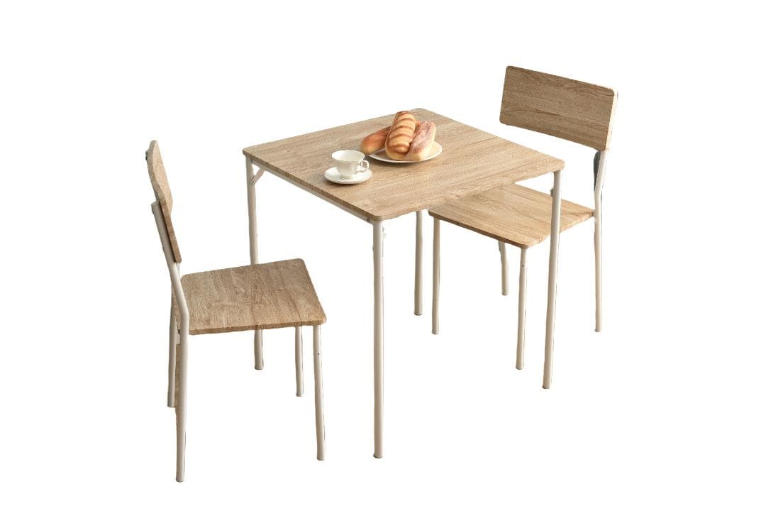 赤字大セール！２人用ダイニングテーブルセット（チェア付き）NATURAL
