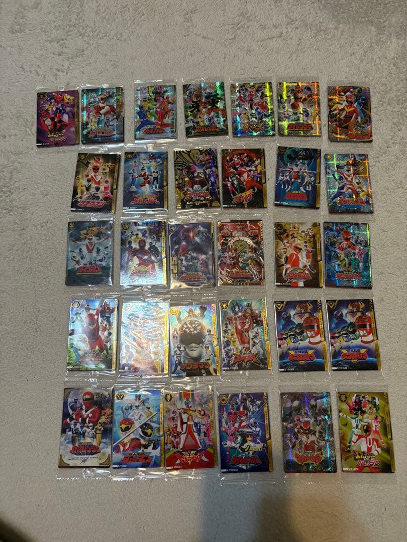 イタジャガ スーパー戦隊シリーズ フルコンプセット全50種 未開封 62枚