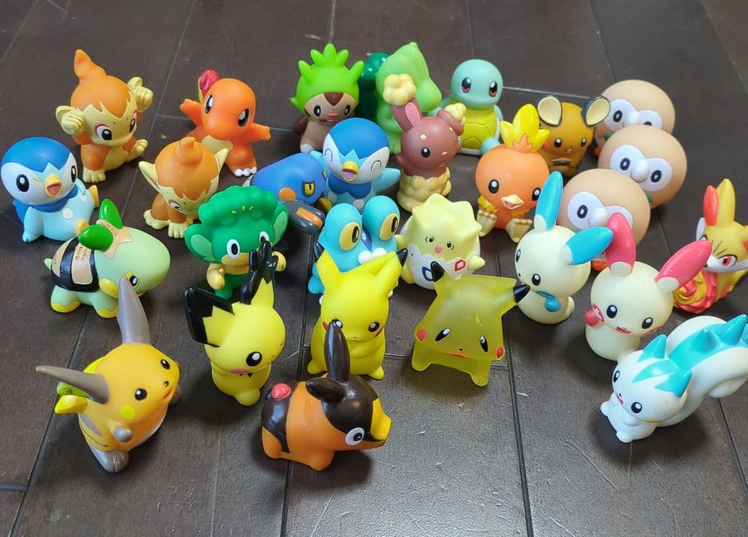 ポケモン 指人形 ソフビ まとめ売り かわいい ピカチュウ入り28体