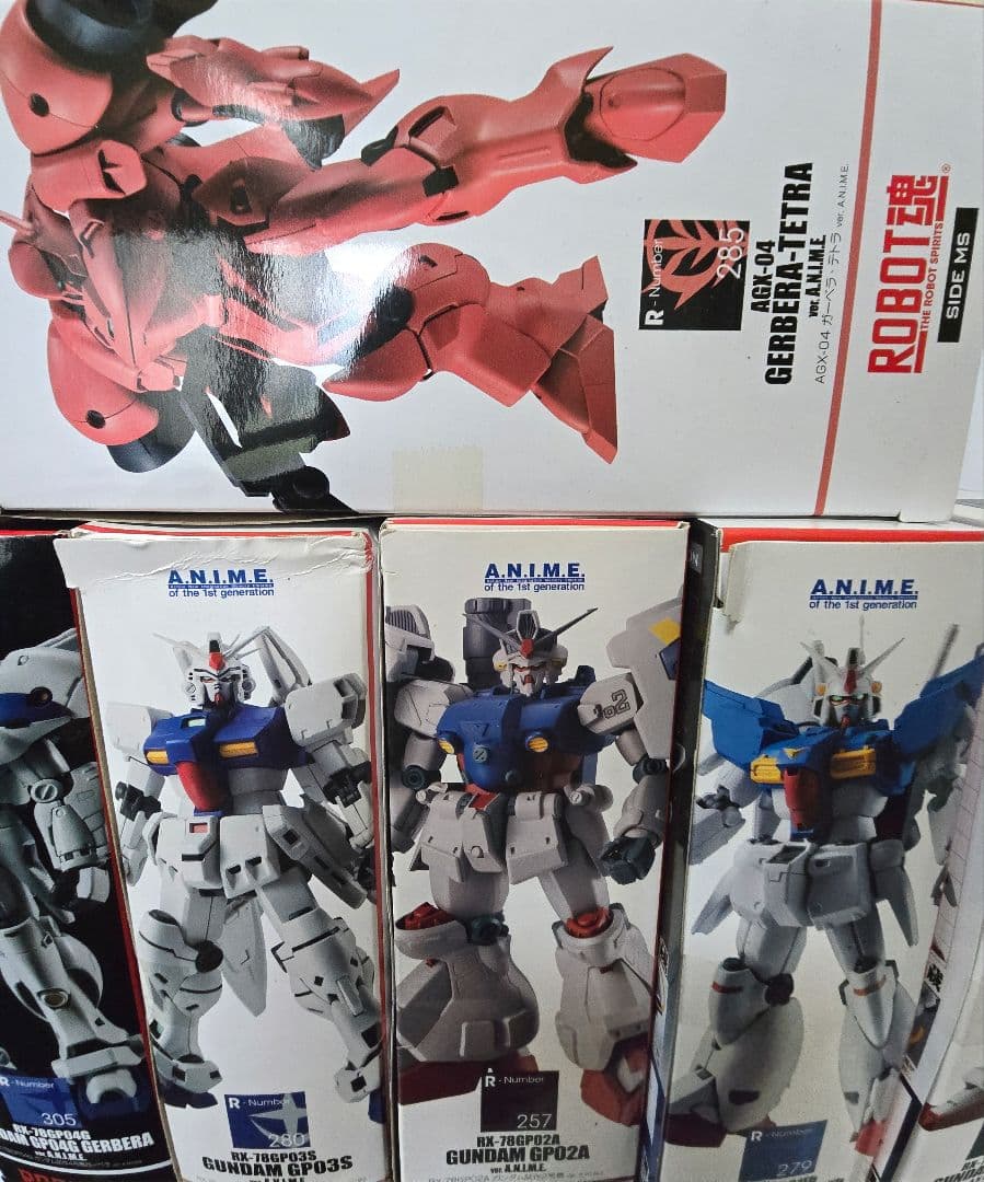 ROBOT魂 GP01～04,ガーベラテトラ,プロトタイプRドムⅡ、ゲルググM