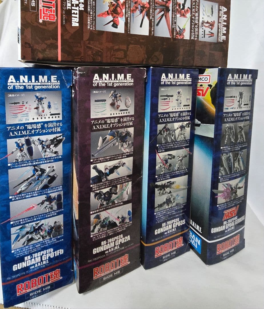 ROBOT魂 GP01～04,ガーベラテトラ,プロトタイプRドムⅡ、ゲルググM