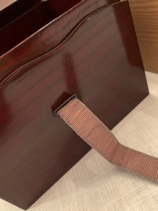 岩井佑軒作 春慶塗山道茶箱 今日庵書付け