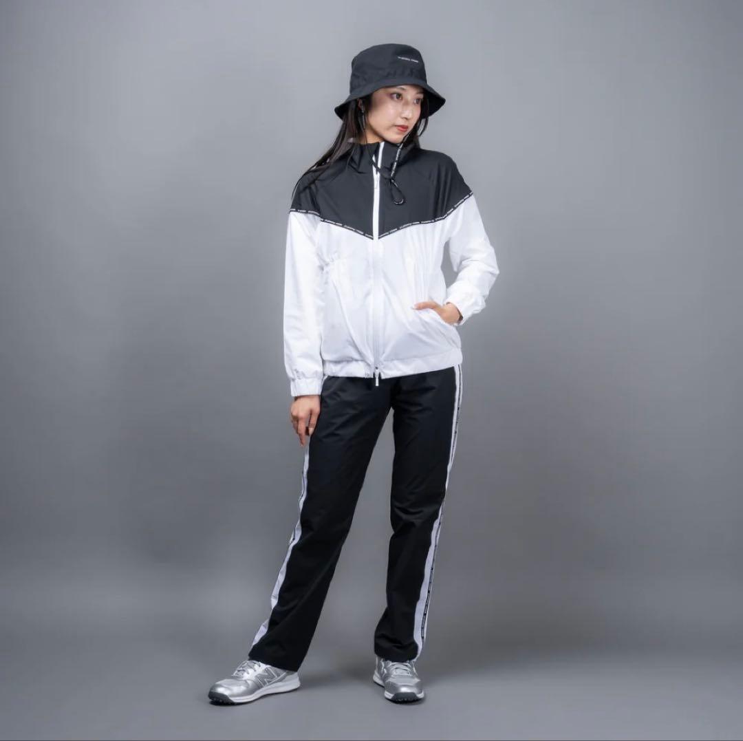 yummy rose ホワイト/ブラック セットアップ ジャケット・パンツ