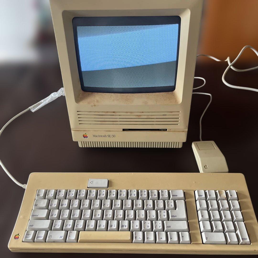 ヴィンテージ Macintosh SE/30 本体 キーボード マウス付属
