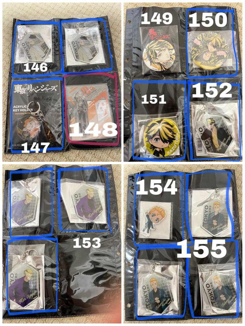 東リべ バラ売り⭕️原作アクスタ 缶バッチ アクキー 特典 松野千冬 場地圭介