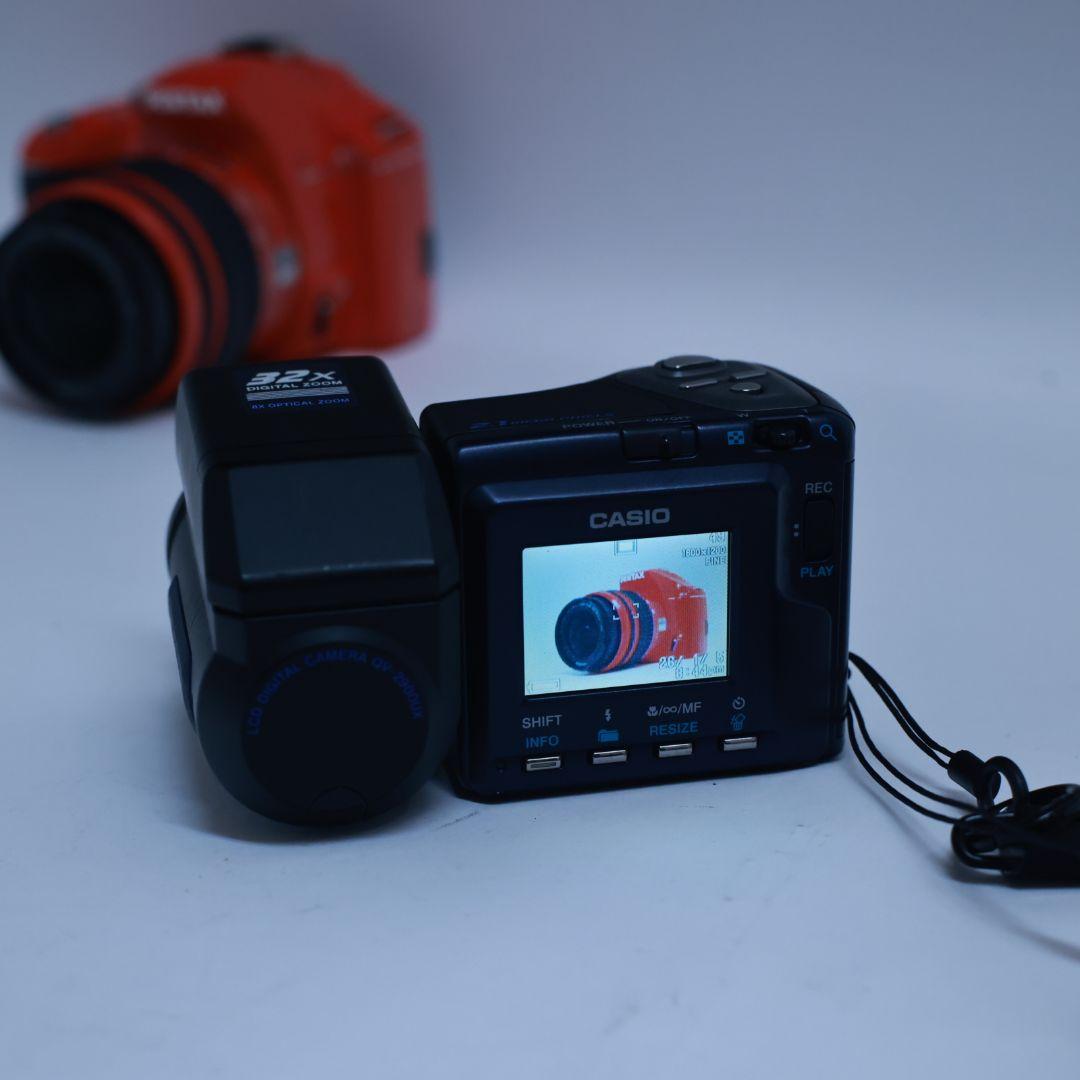 スマホ転送可 デジタルカメラCASIO QV-2900UX メモリーカード等付 価格