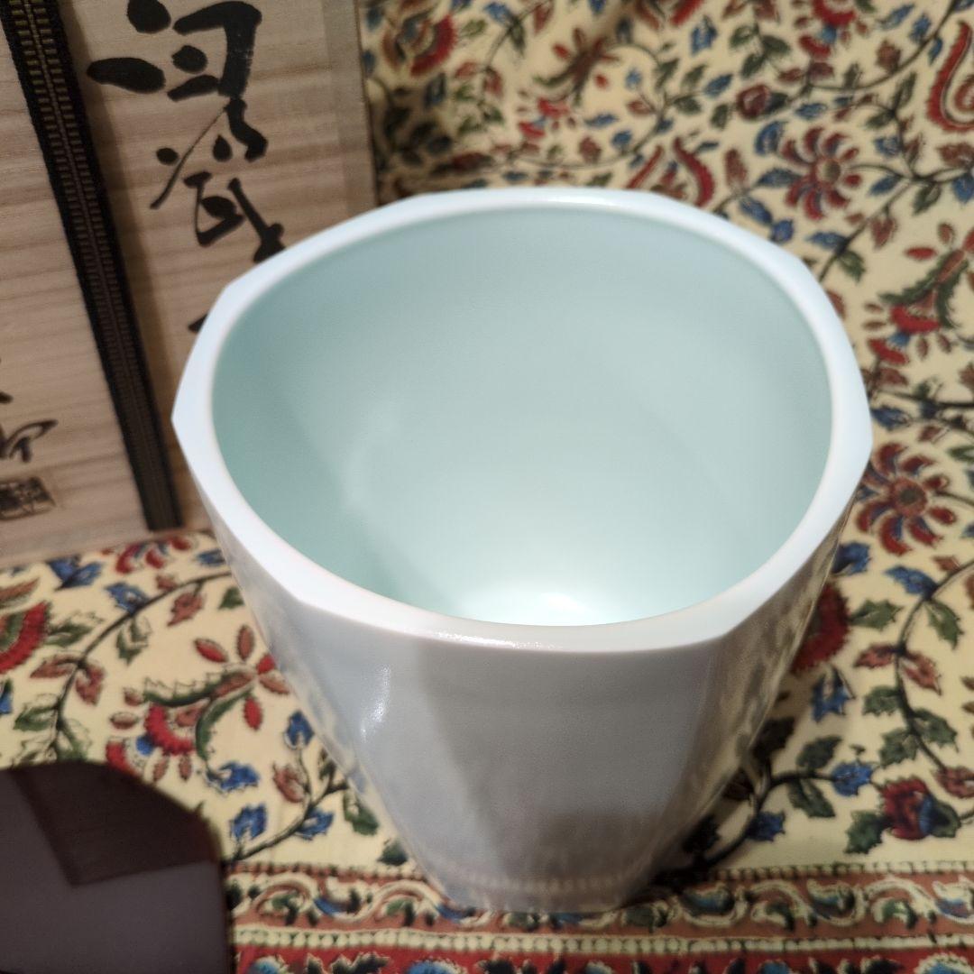 前田昭博 白瓷水指 人間国宝