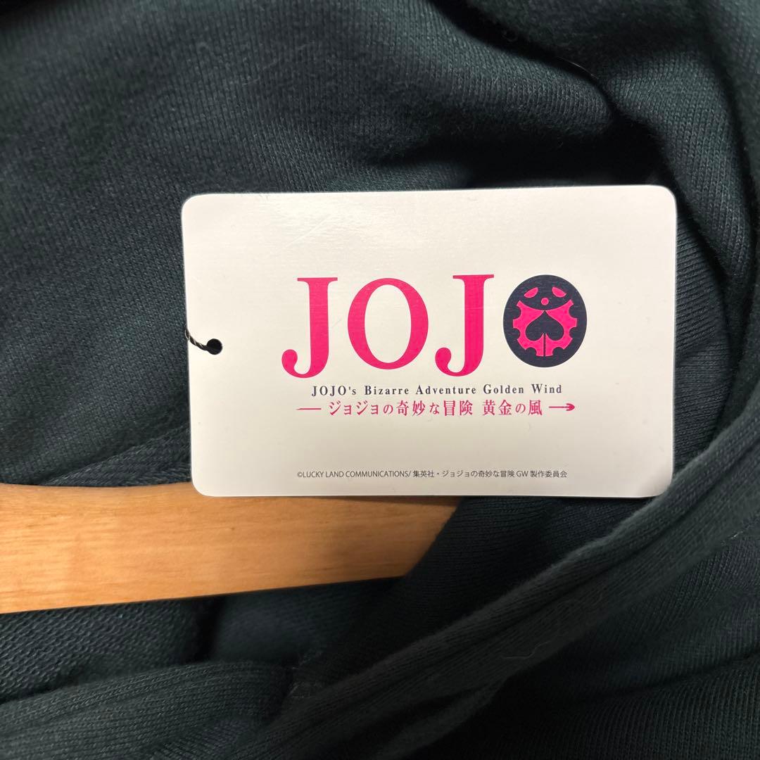 【新品】L☆ジョジョ黄金の風×グラニフ☆ルーズフィット・パーカー(緑)☆JOJO