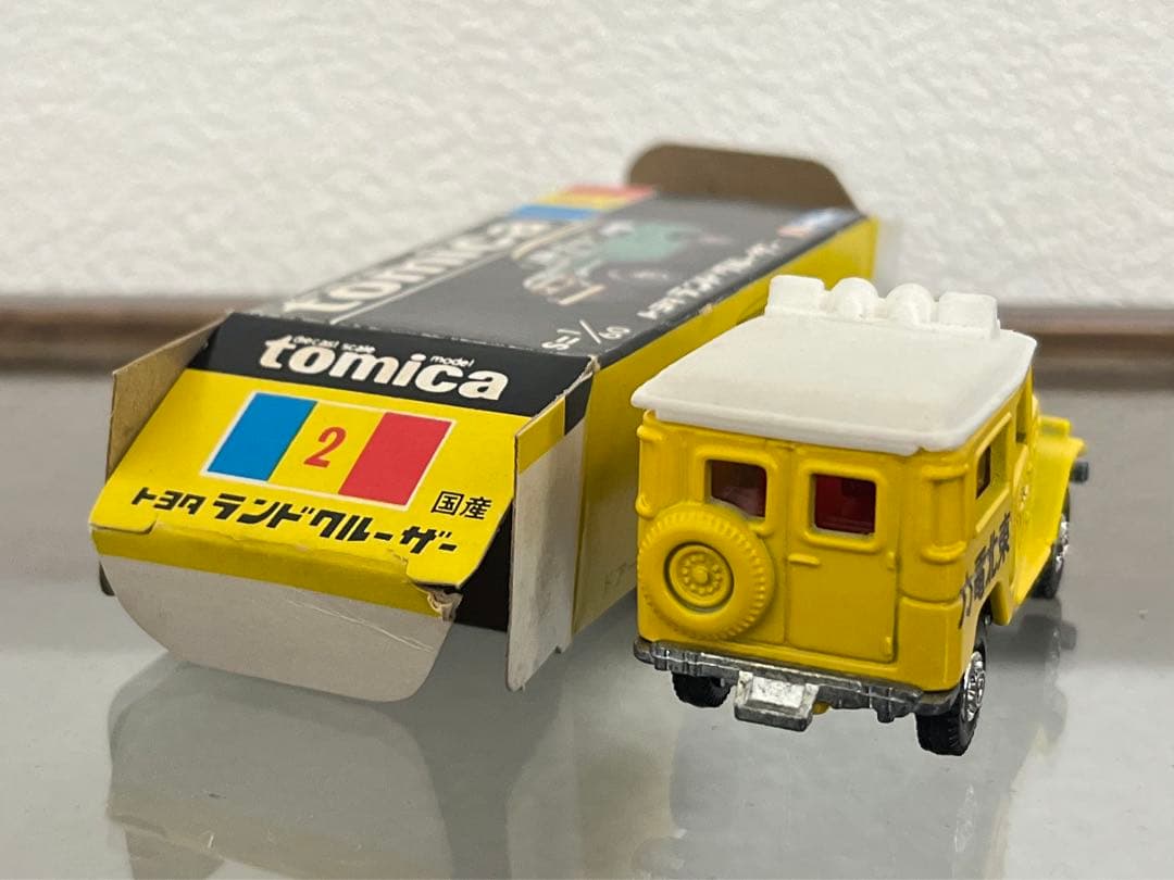 トミカ 日本製 黒箱 2-2-8 トヨタ ランドクルーザー 東北電力 特注