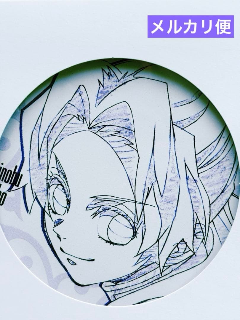 鬼滅の刃 ufotable 柱 カフェ　蟲柱　原画 コースター02 胡蝶しのぶ